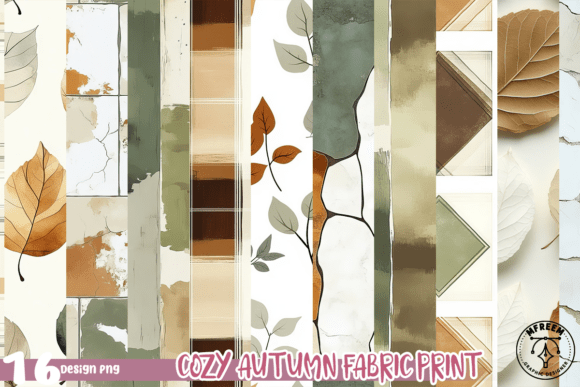Download Cozy Autumn Fabric Print - Fabric print Collection