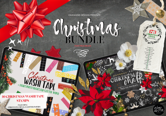 Download Christmas Procreate Brushes Bundle - Christmas Collection