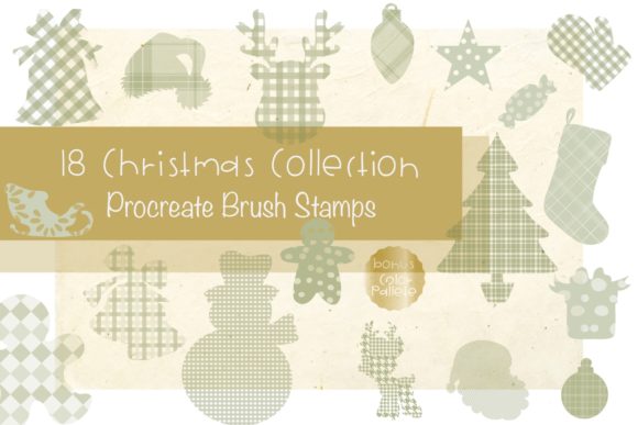 Download Procreate Stamp Christmas Collect+Color - Christmas Collection