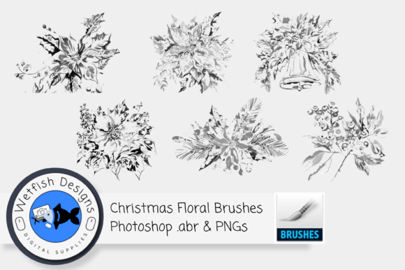 Download 6 High Resolution Christmas Brushes PNG - Christmas Collection