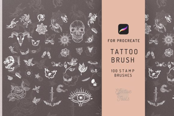 Download 100 Procreate Tattoo Brush - Procreate tattoo Collection