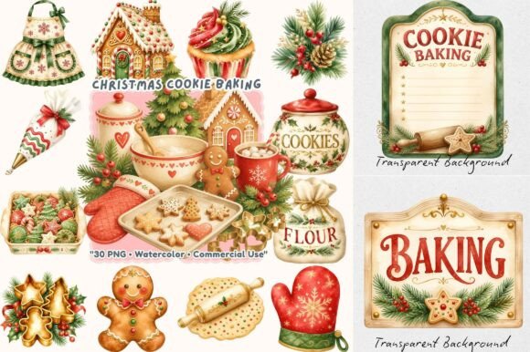 Download Coquette Christmas Cookie Baking - Christmas Collection