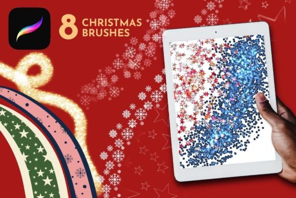 Download Christmas Procreate Brush, Xmas Stamps - Christmas Collection